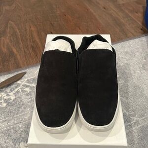 Vince shearling slip on tennis